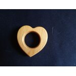 Rond de serviette coeur en bois