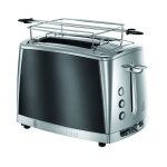 Russell hobbs luna 23221 - 56 - grille - pain - 2 tranche - 2 emplacements - gris clair de lune