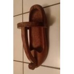 Sabot en bois porte bouteille