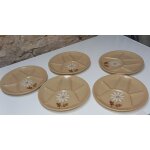 Saint amand france, modèle automne 1713 - 5 assiettes compartimentées Ø 21, 5cm env. - années 60 / 70 ... Saint amand france, modèle automne 1713 - 5 assiettes compartimentées Ø 21, 5cm env. - années 60 / 70 ...