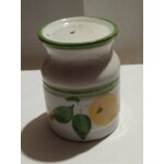 Sali�re - en c�ramique -  ; lbp  ; - d�cor citrons - sans bouchon - vintage