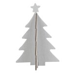 Sapin de noel en carton entoil  assembler 14, 5x10 cm - megacrea diy