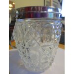 Sceau a gla�ons en cristal ann�es 70 peu servi