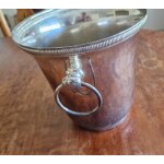 Seau a champagne en mtal argent poinonn par chandion snpa