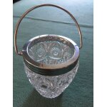 Seau a glace en cristal - joliment ouvrag