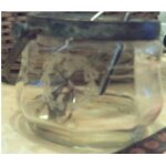 Seau a glaçons - en verre - gravé Seau a glaçons - en verre - gravé