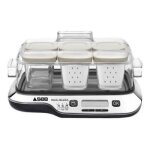 Seb yaourtire multi dlices compact - yaourtire - 600 w - noir / mtal