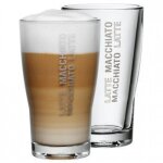 Service de 2 verres a latte macchiato barista wmf