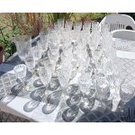 Service en cristal de paris 48 pi�ces