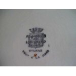 Service a dessert 6 - plat a gâteau rond a oreilles et 8 assiettes a dessert assorties (seul le plat ... Service a dessert 6 - plat a gâteau rond a oreilles et 8 assiettes a dessert assorties (seul le plat ...