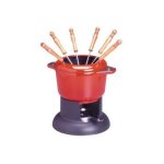 Service a fondue standart fonte emaill�e rouge * - 89995