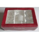 Service a liqueur finement d�cor� d'�pis de bl�s - carafe a bouchon + 6 verrres - verrerie cerve italie ...