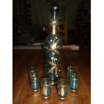 Service a liqueur  v�ritable cristal de boh�me