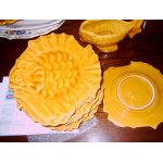 Service a poisson, c�ramique vallauris, sign�  ; lunetta ;
