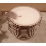 Service a poisson de longwy en faence fine