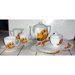 Service en porcelaine  tournesol  - editions atlas