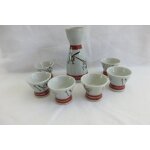 Service a sak� japonais en fa�ence complet / z21