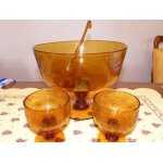 Service sangria ou punch en verre bull