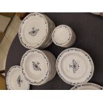 Service de table fa�ence monast�re de bethl�em (artisanat)