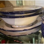 Service de table porcelaine fabricant montagnon ( nevers )