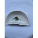 Service a tapas ou aperitif, 3 plats peint a la main