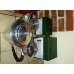 Service thé ou café etains du manoir france - etain poli brillant aspect inox - 3 pièces : pot a lait ... Service thé ou café etains du manoir france - etain poli brillant aspect inox - 3 pièces : pot a lait ...