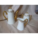 Service trois pi�ces en porcelaine de limoges