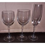 Service a verres 18 pi�ces (vin, eau et champagne)