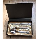 Set de 3 couverts en inox forme cls a mollette ks tools 11100 avec coffret