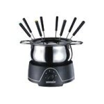 Severin fo 2400 - fondue - 800 watt - noir / chrome