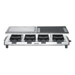 Severin rg 2373 - raclette / grill / pierre  griller - 1. 5 kwatt - noir