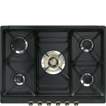 Smeg cortina sr775ao - table de cuisson au gaz - 5 plaques de cuisson - niche - largeur : 55. 5 cm - ...