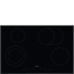 Smeg elite se384emtb - vitrocramique - 4 plaques de cuisson - niche - largeur : 74. 5 cm - profondeur ...