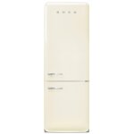 R�frig�rateur combin� smeg fab38rcr5 r�frig�rateur - cong�lateur pose libre 481 l cr�me