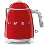Smeg klf05rdeu bouilloire 0, 8 l 1400 w rouge