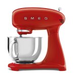 Smeg - robot p�tissier multifonctions 4. 8l 1000w rouge smf05rdeu
