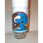 Snoopy and woodstock charlie brown grand verre ou chope ancien ou vintage 1965