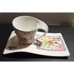 Souvenir du portugal - plateau et tasse a expresso