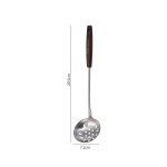 Spatule en acier inoxydable, antibrûlure, manche en bois, cuillère a soupe, passoire, pelle a friture, ... Spatule en acier inoxydable, antibrûlure, manche en bois, cuillère a soupe, passoire, pelle a friture, ...