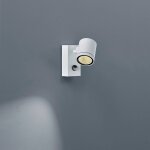 Spot mural led part d�tecteur de mouvement, blanc