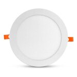 Spot plat blanc - plafonnier led 18w - � 225mm - 3000k