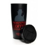 Stranger things - caf et contemplation mug de voyage en mtal