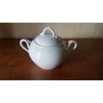 Sucrier blanc ou bonbonni�re en porcelaine de limoges