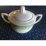 Sucrier blanc et vert Sucrier blanc et vert