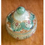 Sucrier poterie boughrart sal� maroc 11 / 12cm de diam�tre et 13 / 14cm de hauteur avec le couvercle ...