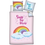 Suis tes r�ves - housse de couette 1 pers taie multicolore 100% polyester