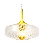 Suspension 28cm diamant et dor� roxanne - elements lighting