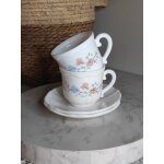 Tasses arcopal motif floral Tasses arcopal motif floral