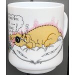 Tasse bob le chien intello arcopal barone 1996, ce que je prfre dans le th c'est le sucre, mug