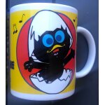 Tasse calimero joyeux anniversaire, dessin animé, vintage, mug, figurine Tasse calimero joyeux anniversaire, dessin animé, vintage, mug, figurine
